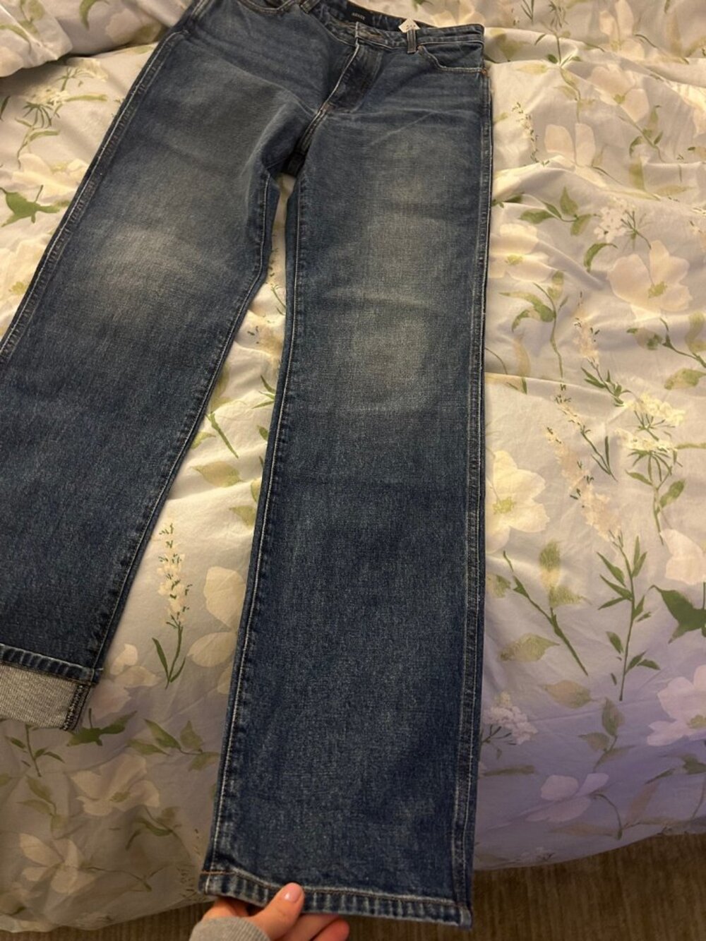 KHAITE Danielle Stretch Jean in Archer, Size 29